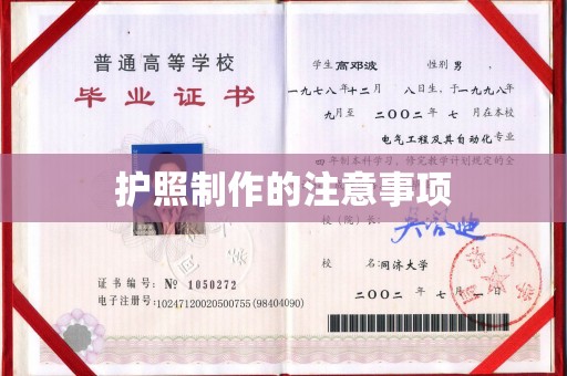 盘县护照制作的注意事项