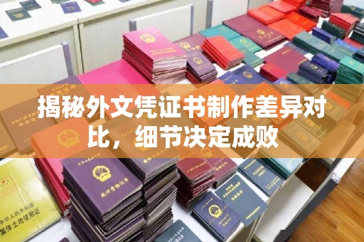 盘县揭秘外文凭证书制作差异对比，细节决定成败