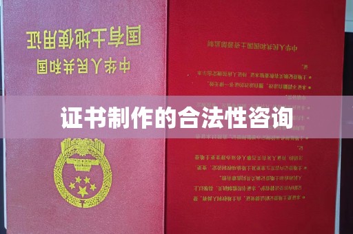 盘县证书制作的合法性咨询