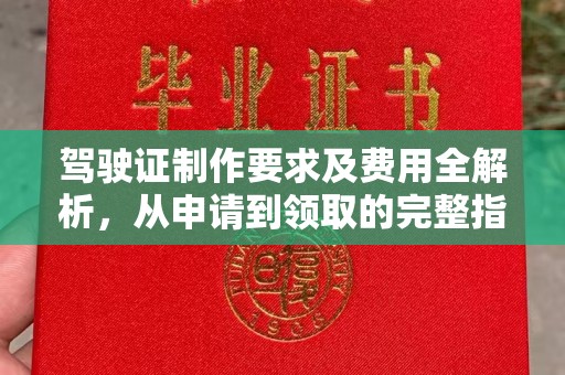 盘县驾驶证制作要求及费用全解析，从申请到领取的完整指南