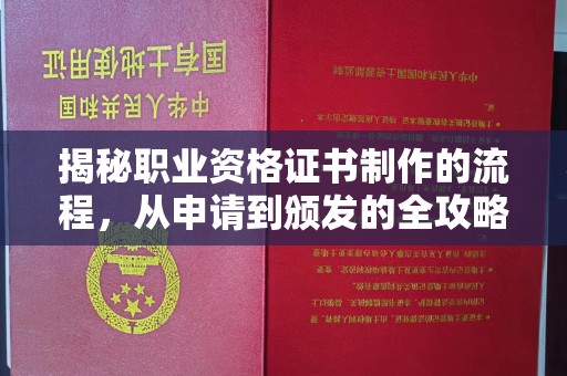 盘县揭秘职业资格证书制作的流程，从申请到颁发的全攻略