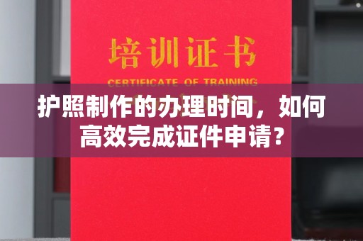 盘县护照制作的办理时间，如何高效完成证件申请？